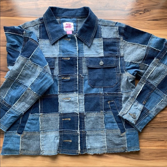 Baby Noiz patchwork denim jacket XL - Picture 4 of 4